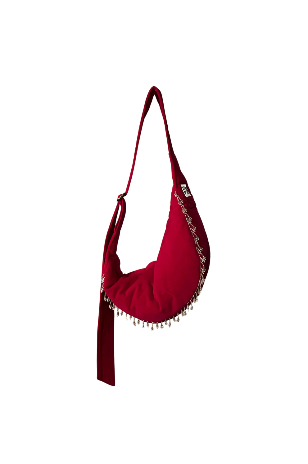 Burgundy Hippie Witch Crescent Bag