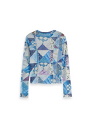 All Over Print Mesh Long Sleeve T-Shirt