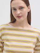 Boat Neck Striped T-Shirt
