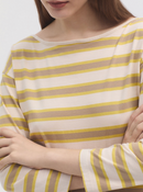 Boat Neck Striped T-Shirt