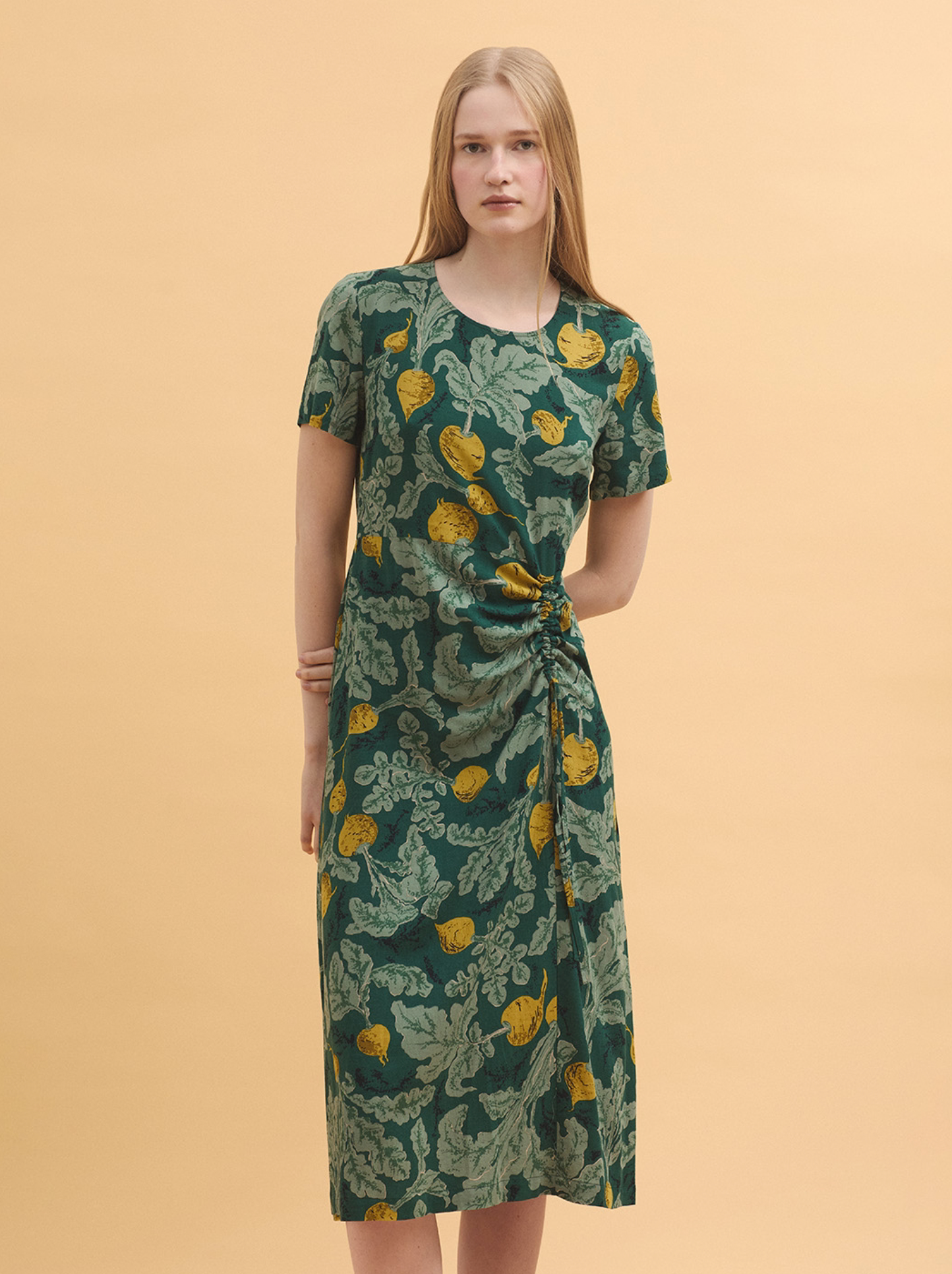 Beets Print Dress