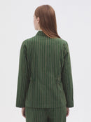 Two-Tone Woven Stripe Jacket