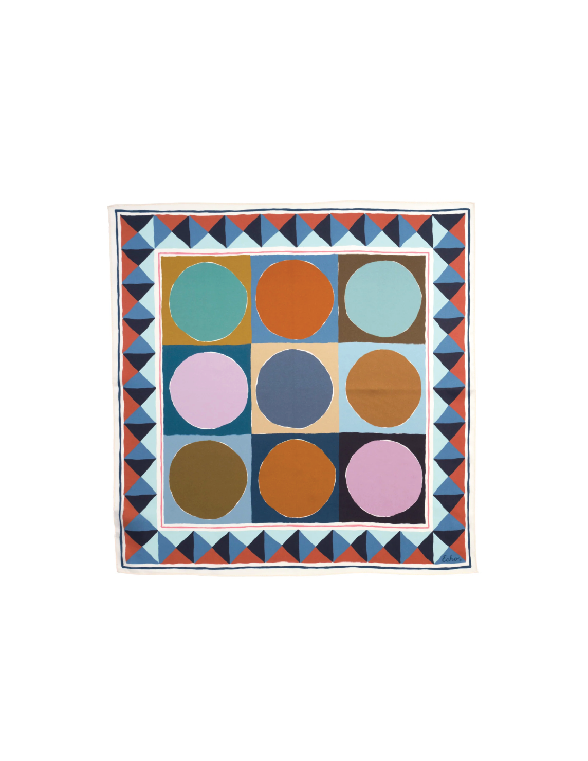 Painted Dots Silk Bandana