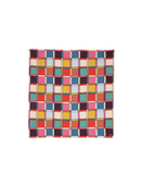 Windowpane Silk Square