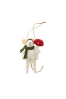 Felted Mouse Ornament