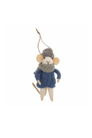 Felted Mouse Ornament