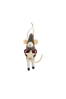 Felted Mouse Ornament