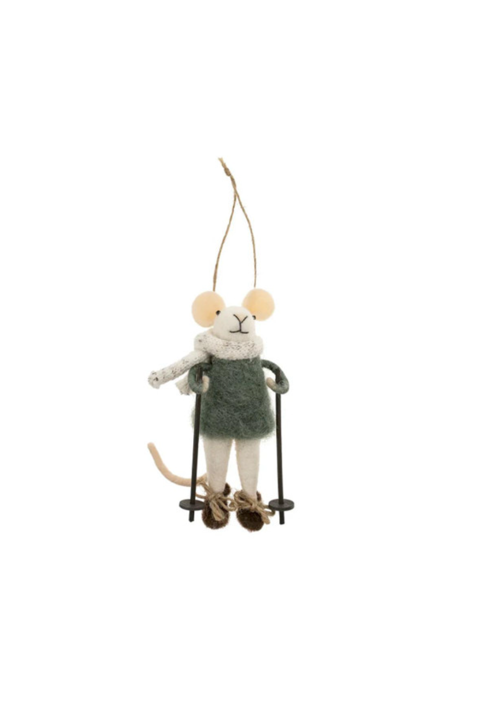 Felted Mouse Ornament
