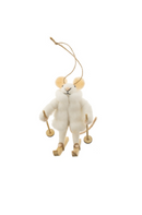 Felted Mouse Ornament