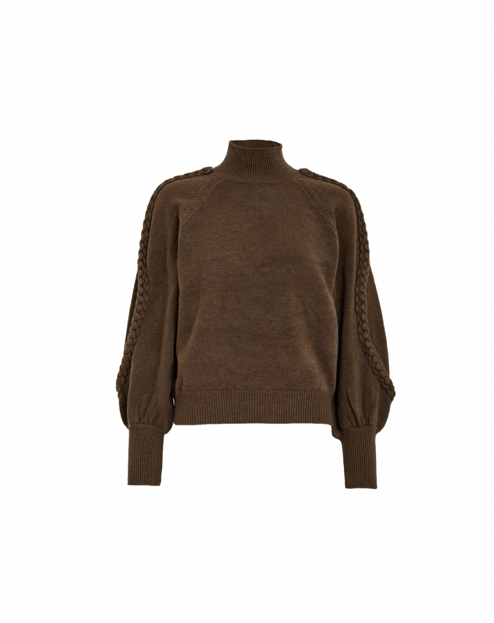 Vera High Neck Knit Pullover