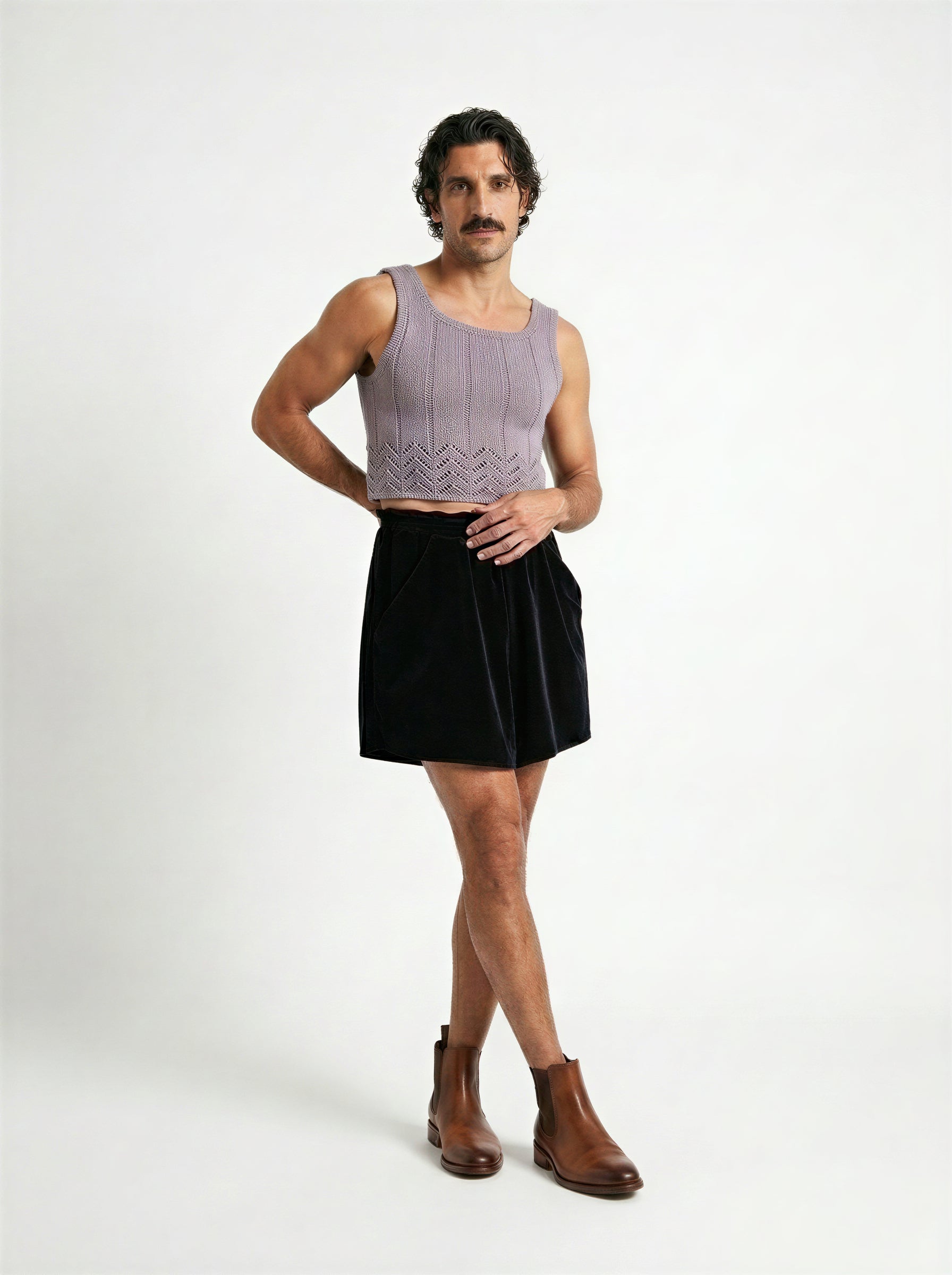 *House Of Dwir - Velvet Shorts - Frock Toronto
