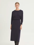 Pointelle Detail Knit Dress