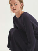 Pointelle Detail Knit Dress