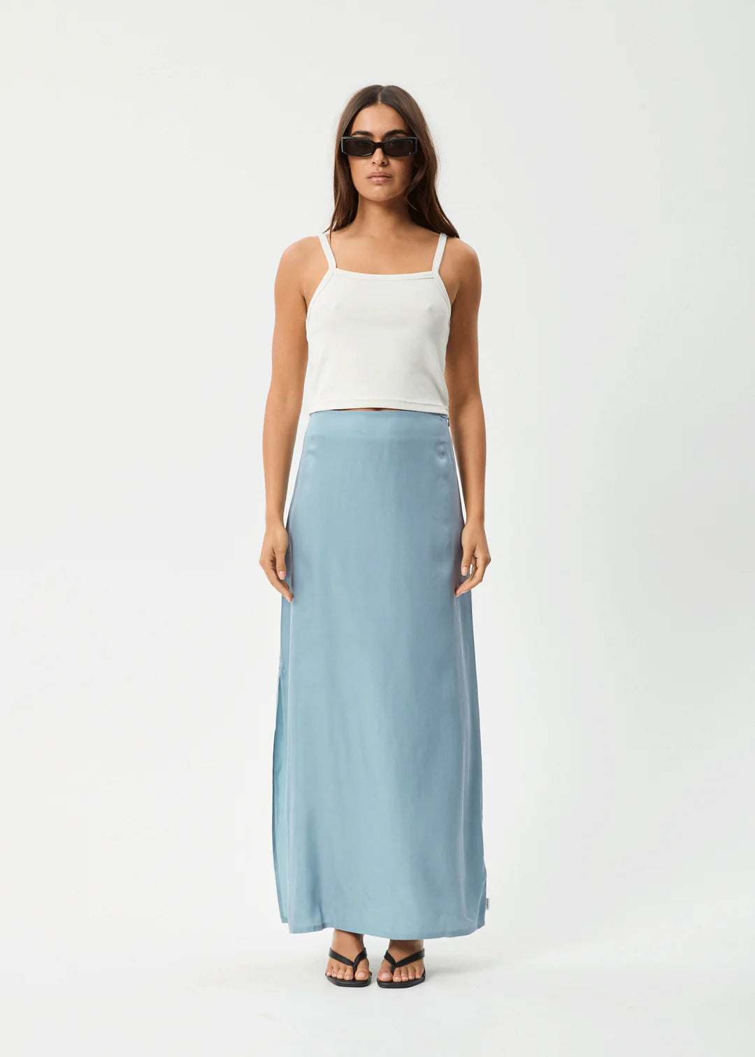 Grace Cupro Maxi Skirt