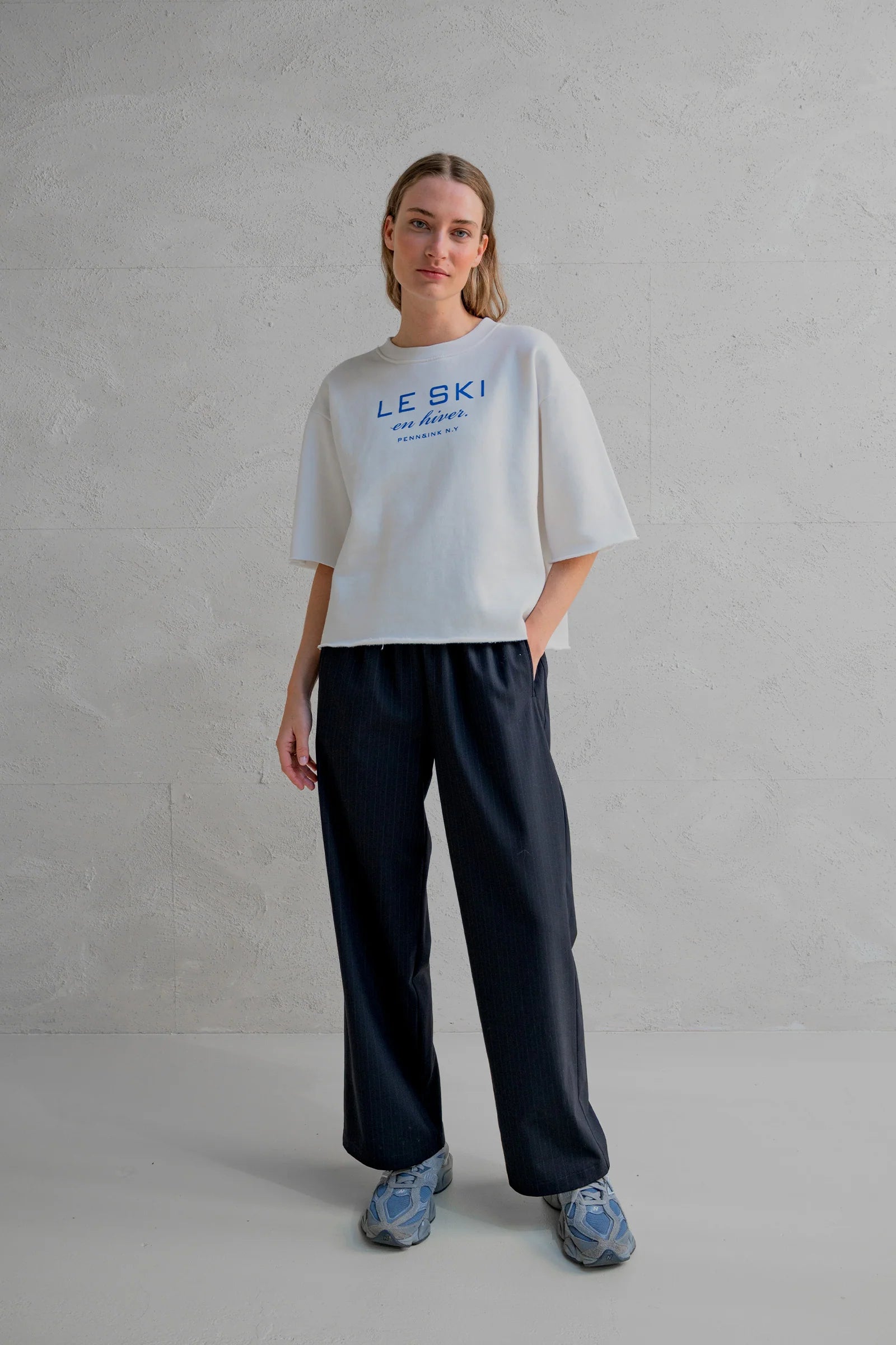 Monochrome Pinstripe Trouser