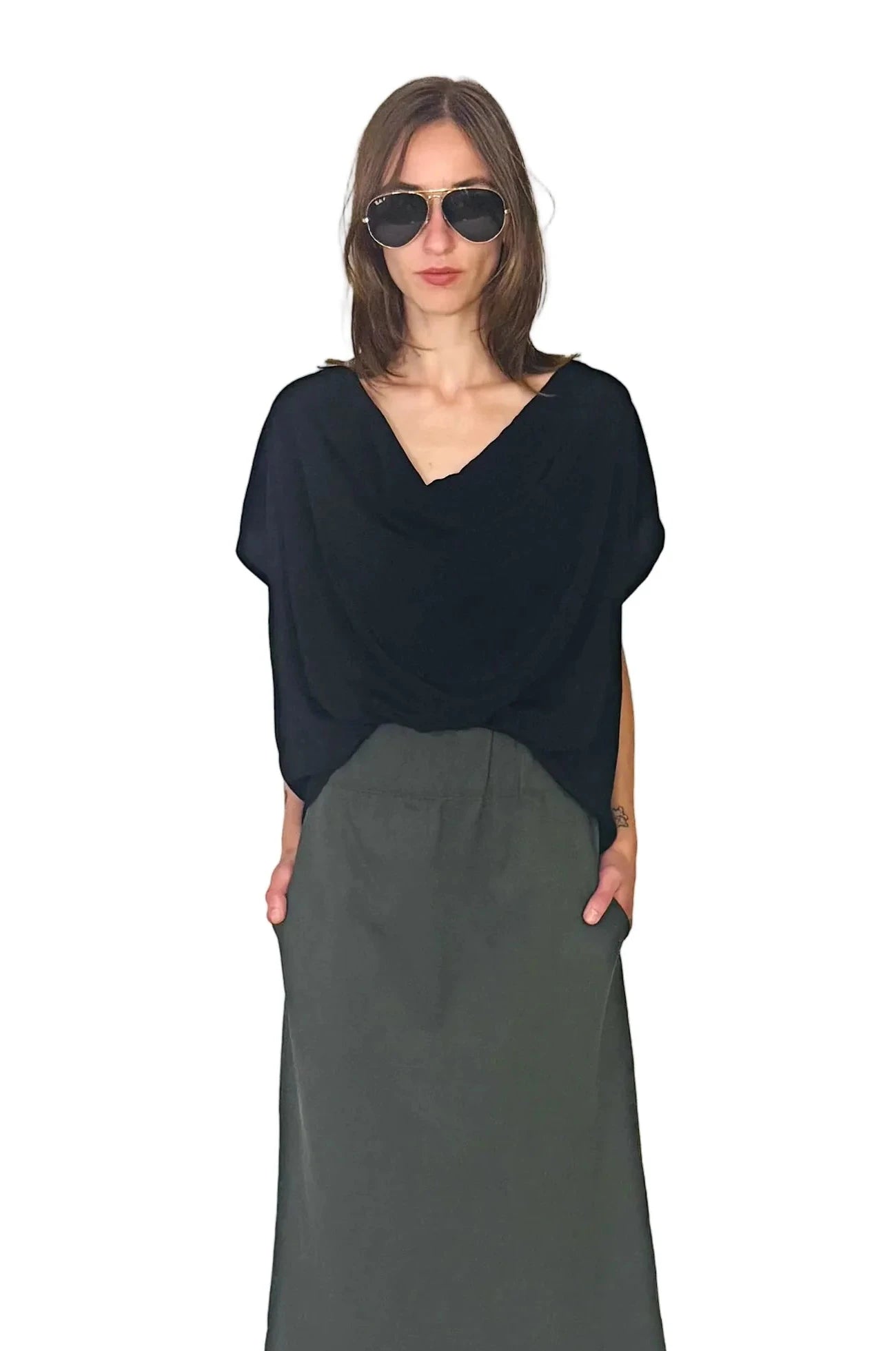 *Meg - Cowl Top