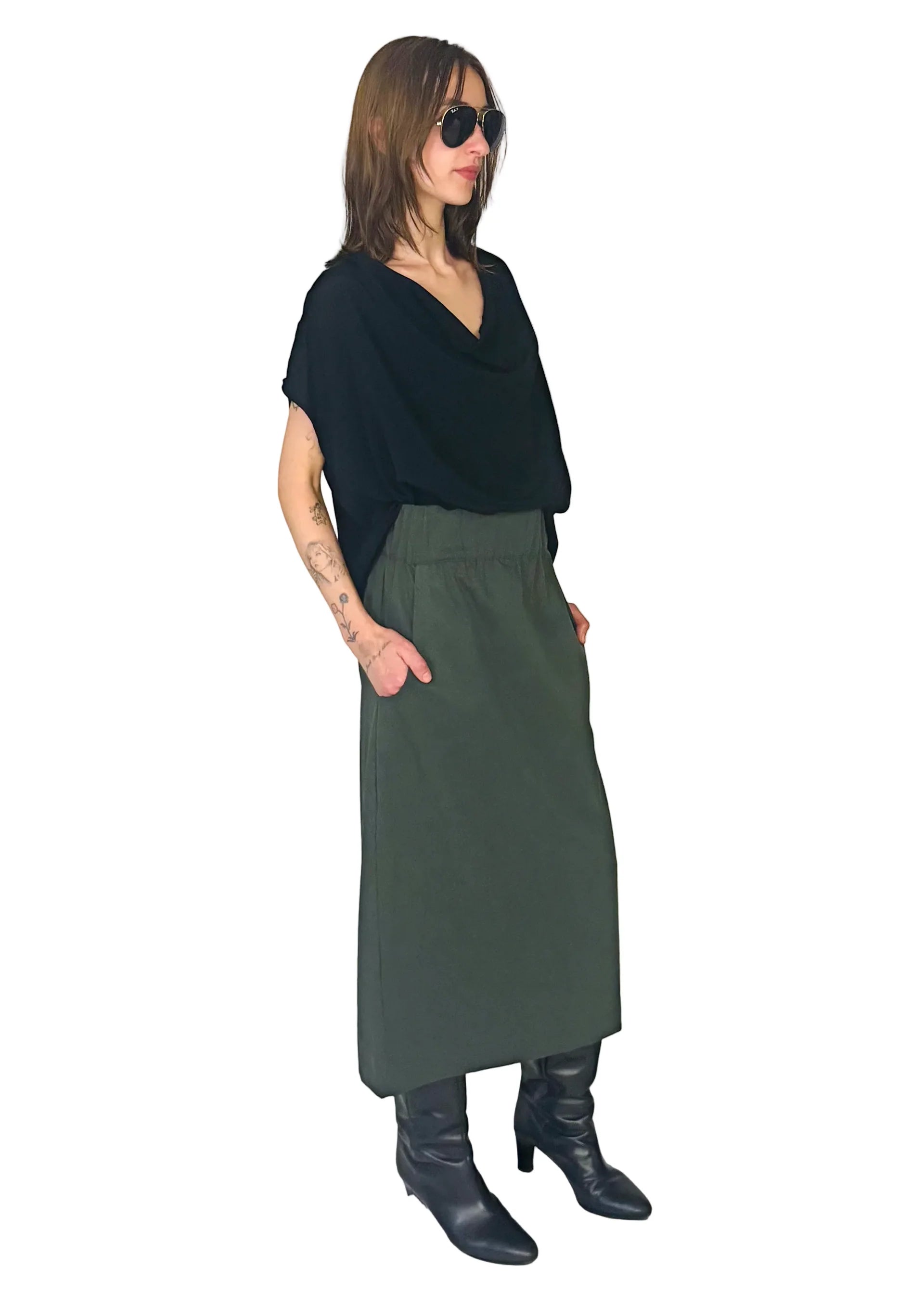 *Meg - Cowl Top - Frock Toronto