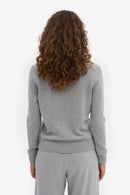 Women Merino Wool Collar Cardigan - Frock Toronto