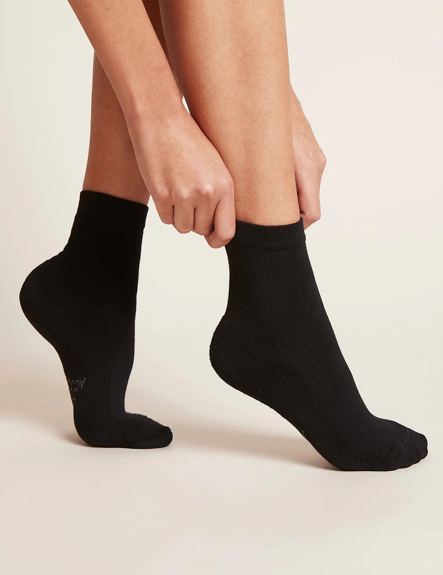 Womens Everyday Quarter Crew Socks