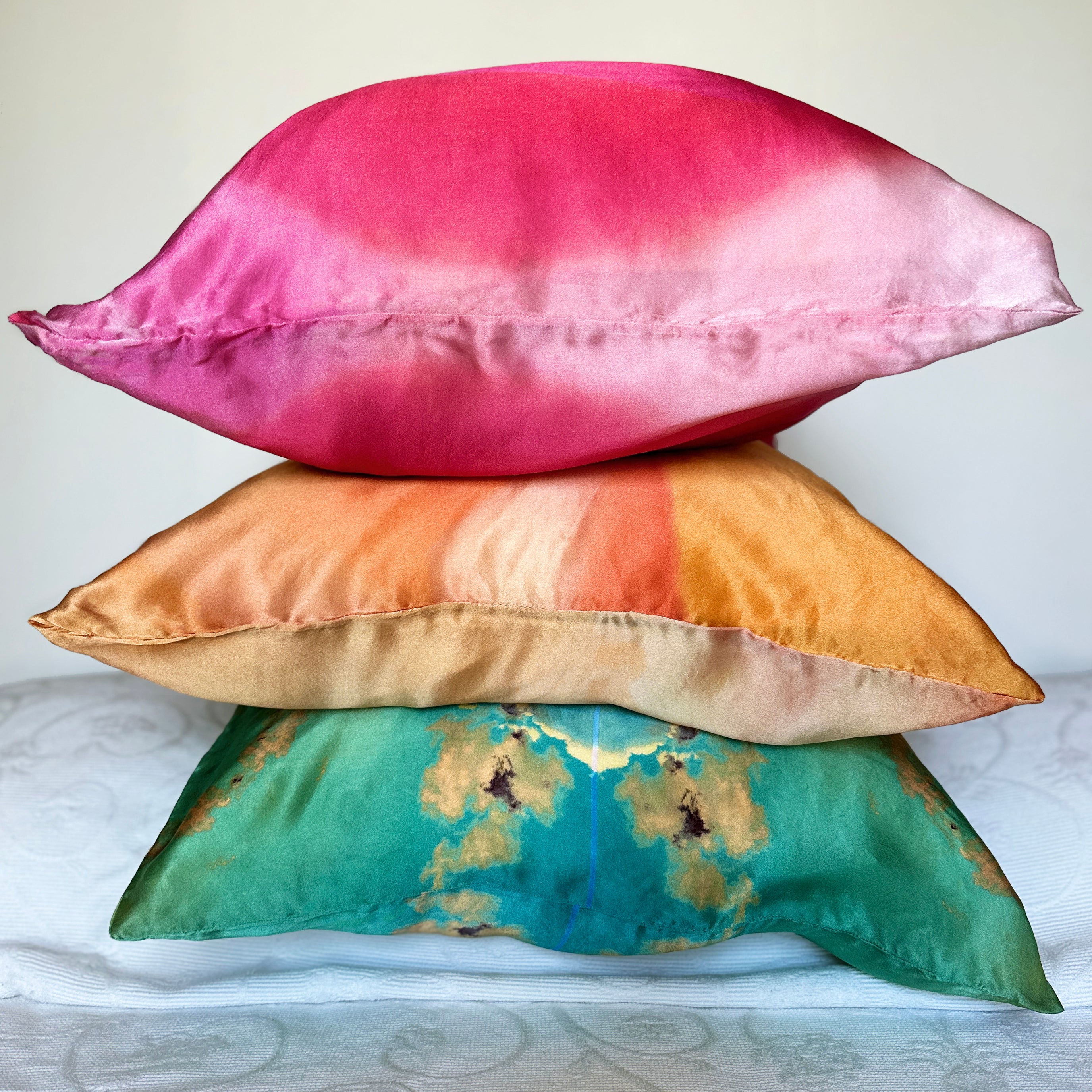 Flora Mundi Silk Charmeuse Pillowcase