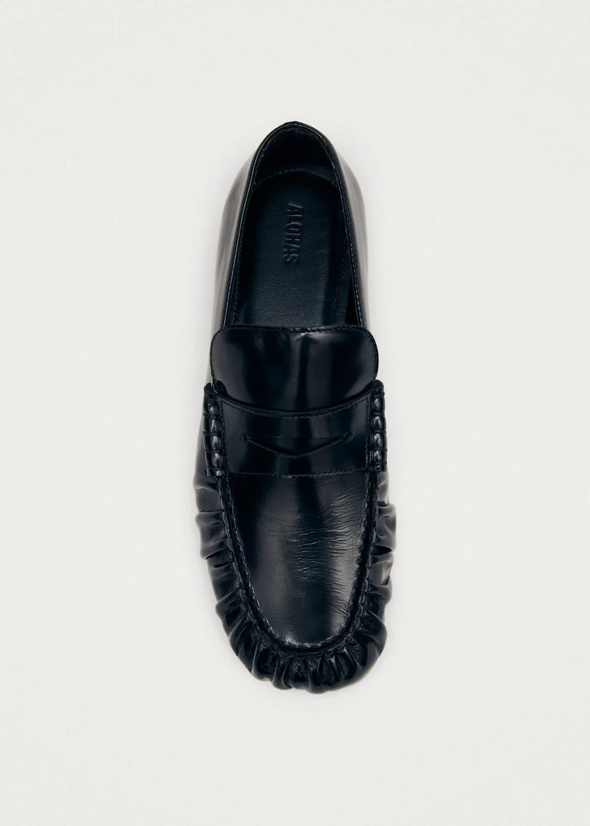 Alohas - Aven Black Leather Loafers - Frock Toronto