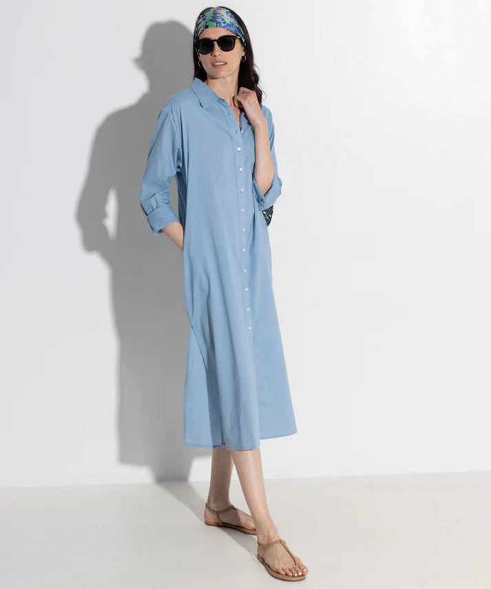 Solana Maxi Shirt Dress