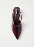 Alohas - Eros Burgundy Leather Slingback