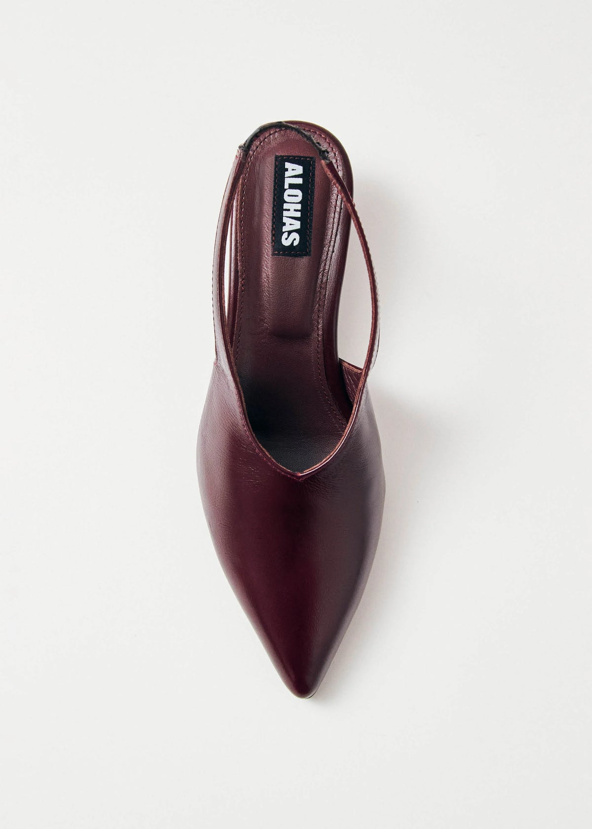 Alohas - Eros Burgundy Leather Slingback