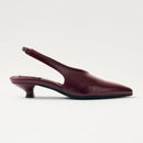 Alohas - Eros Burgundy Leather Slingback