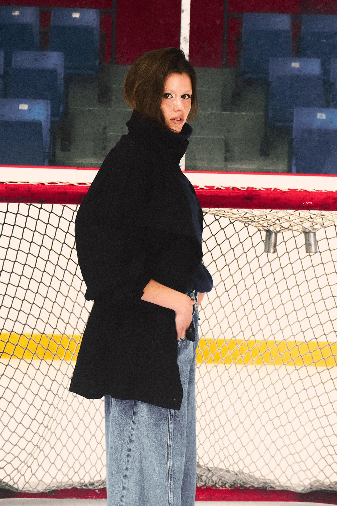 *Meg - Face Off Bomber Jacket - Frock Toronto