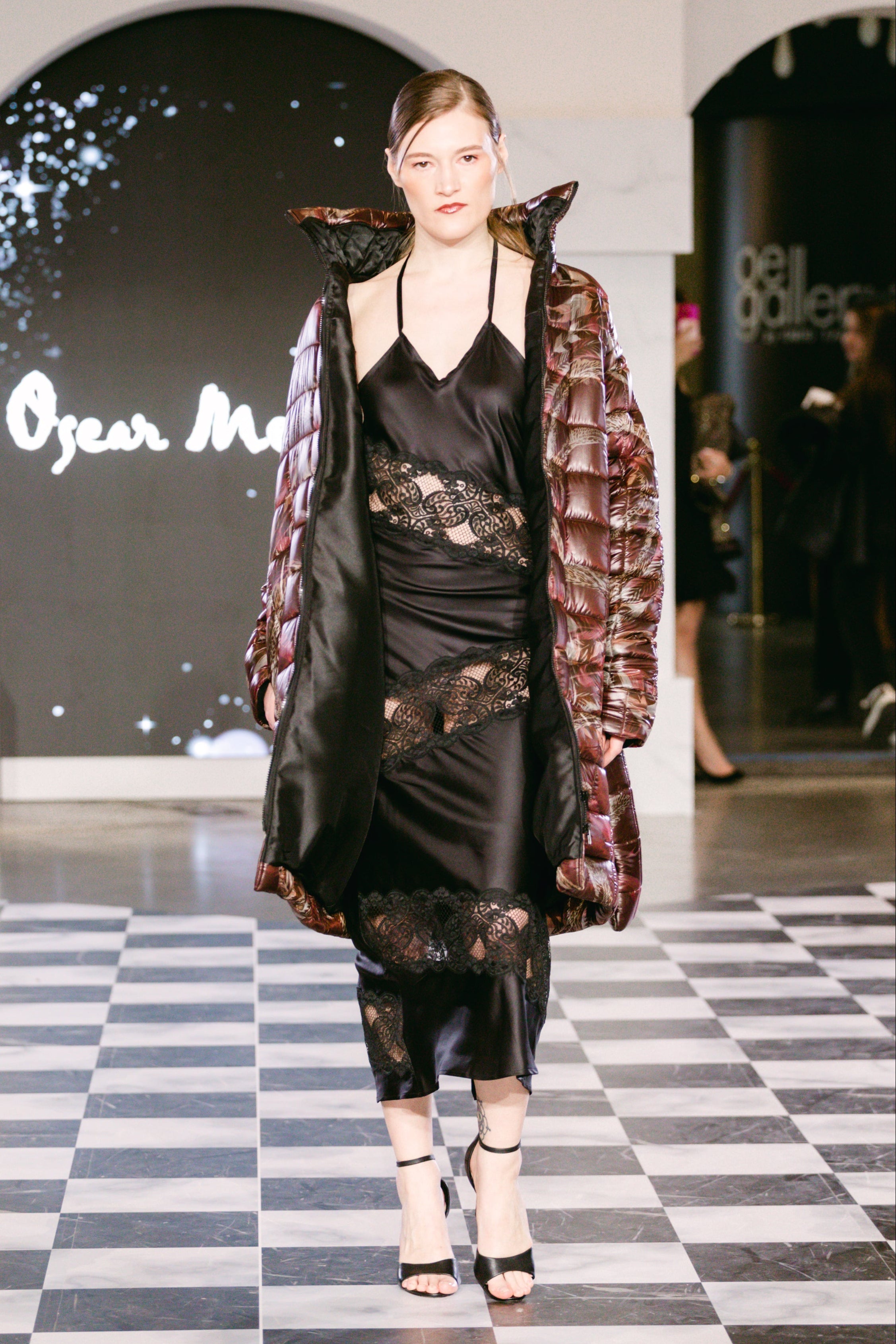 *Oscar Mendoza - Silk & Lace Dress
