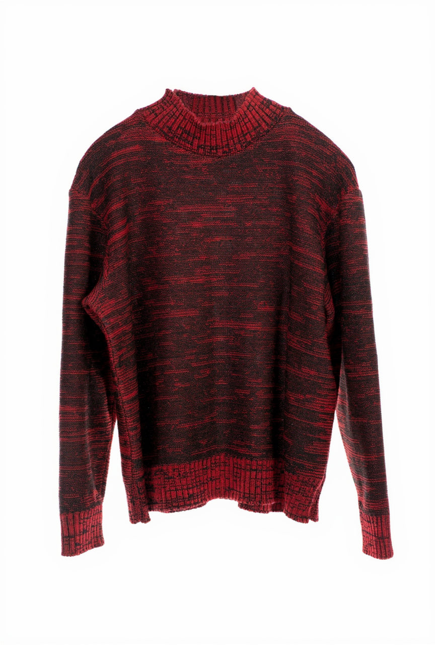 *Oscar Mendoza - Hand-Knitted Red Starlet Sweater - Frock Toronto