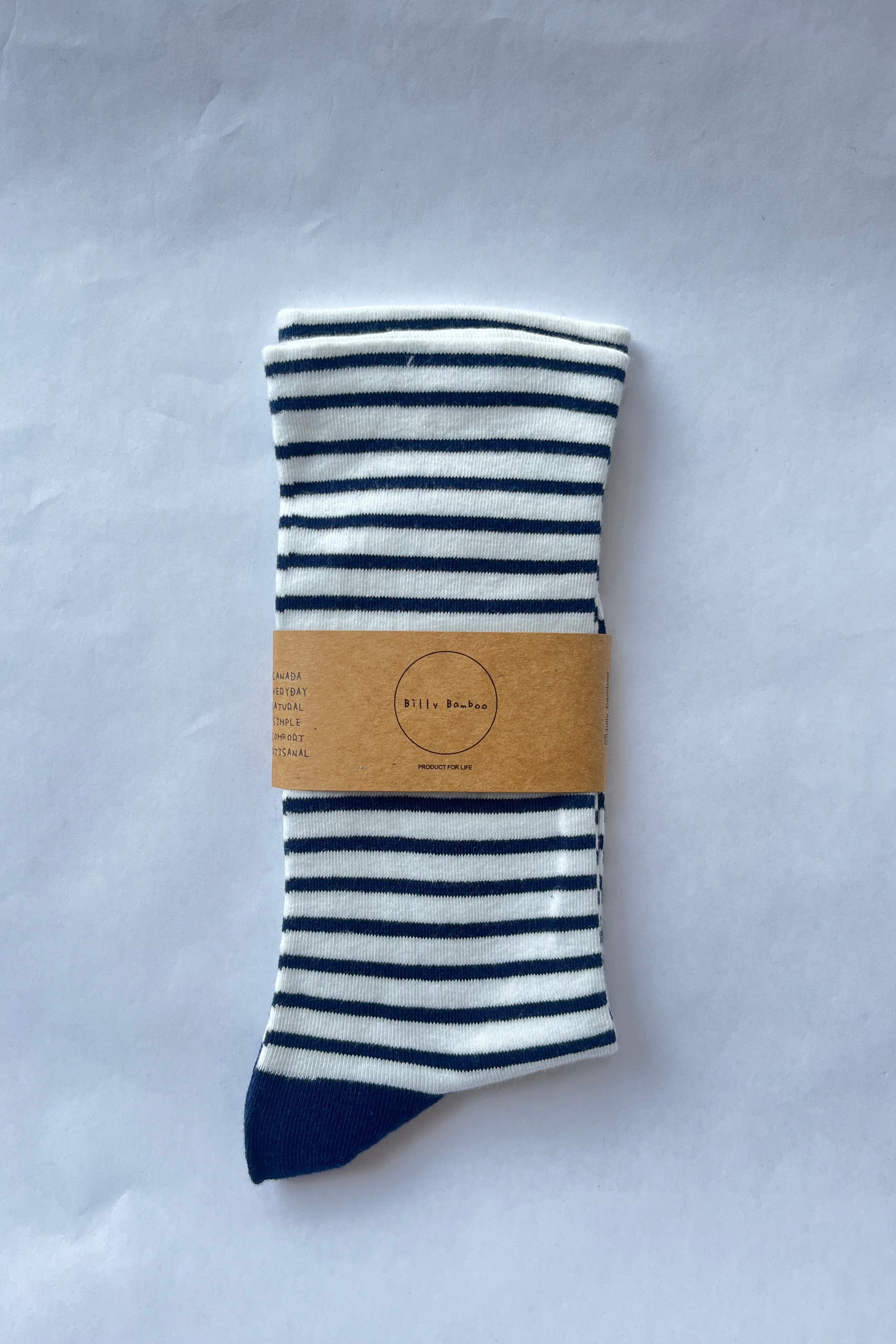 *Billy Bamboo - Stripe Pop Colour High Sock