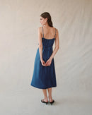 Ruffle Cami Midi Dress