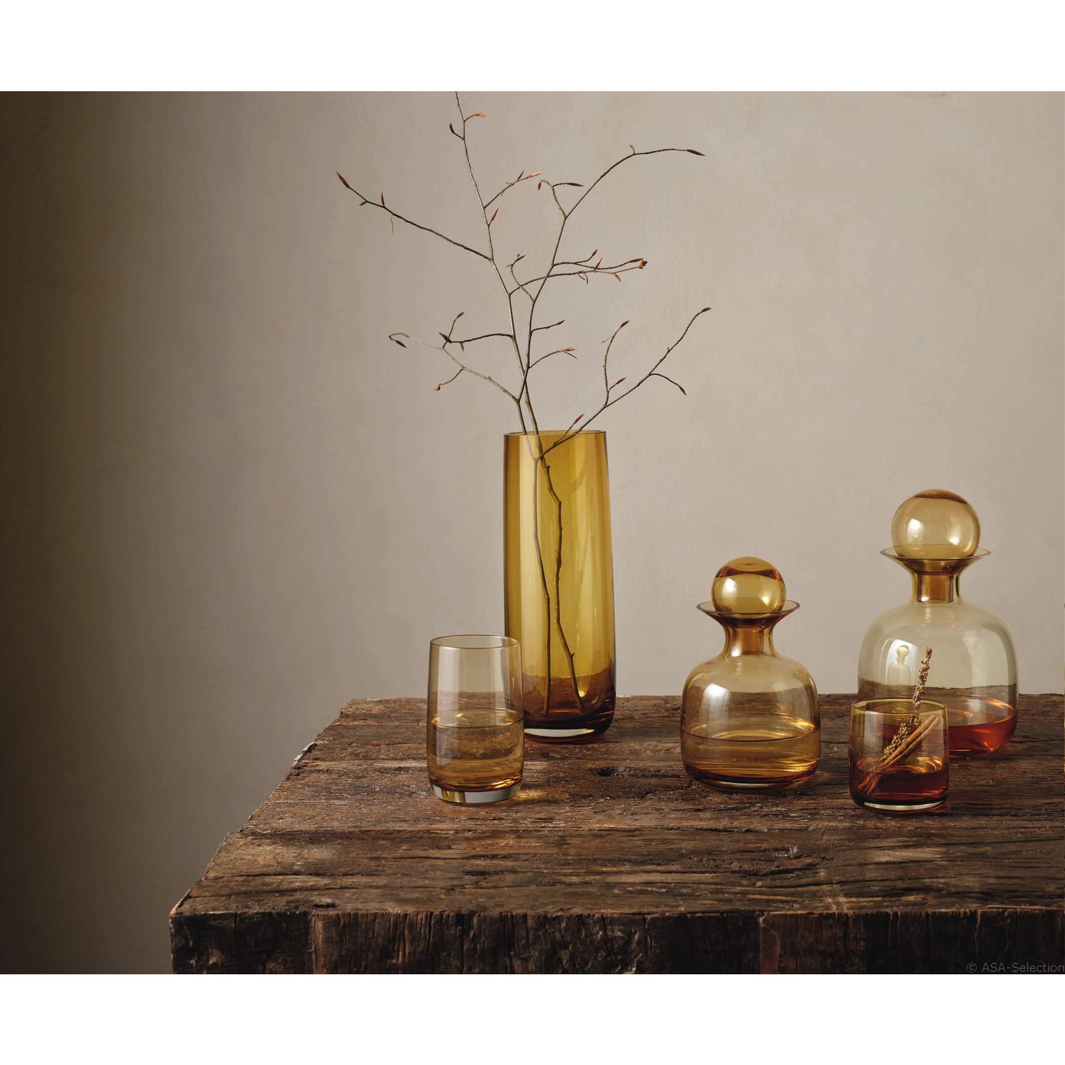 Sarabi Mouth Blown Square Carafe