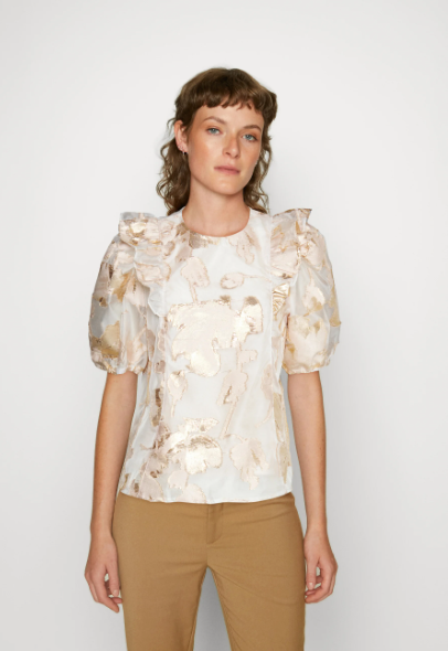 Gold Foil Blouse